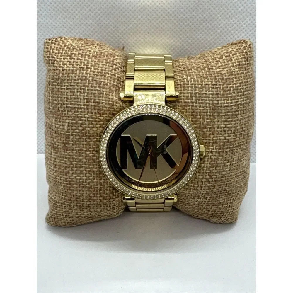 Michael Kors Parker MK5784 Women's Gold Stainless Steel Analog Dial Watch JNA375